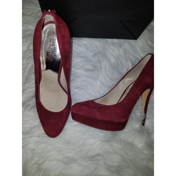 Michael Kors Shoes - Michael Kors Suede Heels sz 7 1/2